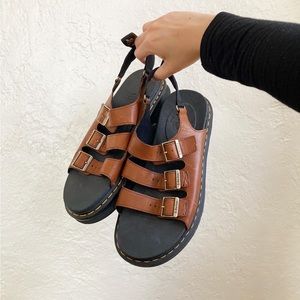 Dr. Martens “Soloman” Men’s Leather Strap Sandals